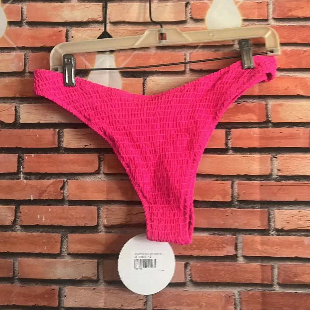 Princess Polly Hot Pink Textured Bikini Bottom - Image 5