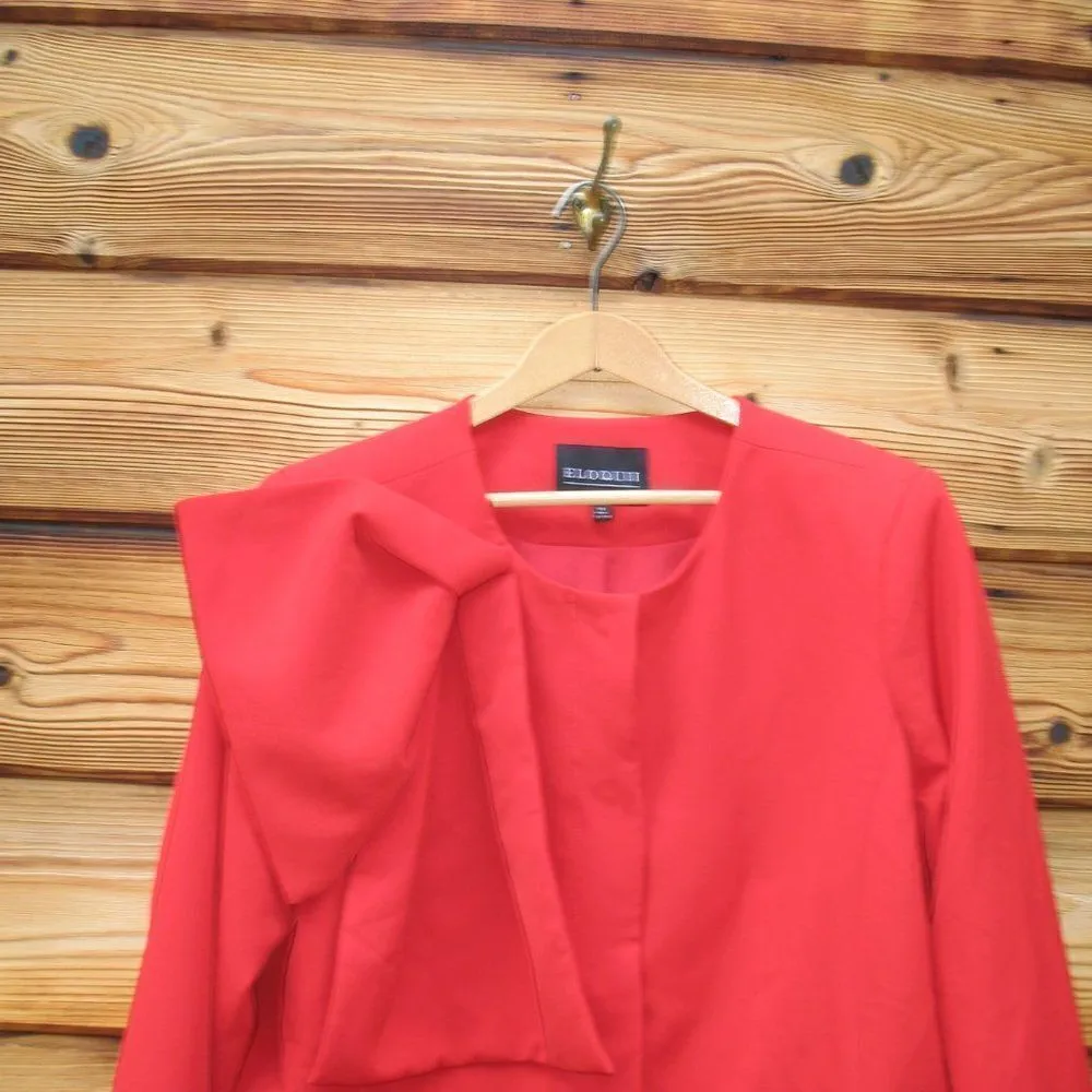 Eloquii  Cropped Bow Jacket Blazer - Image 4