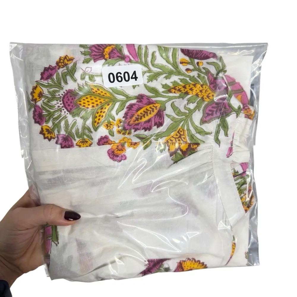 Alix of Bohemia Willa Fleur Tie Shirt Size XS - Image 8