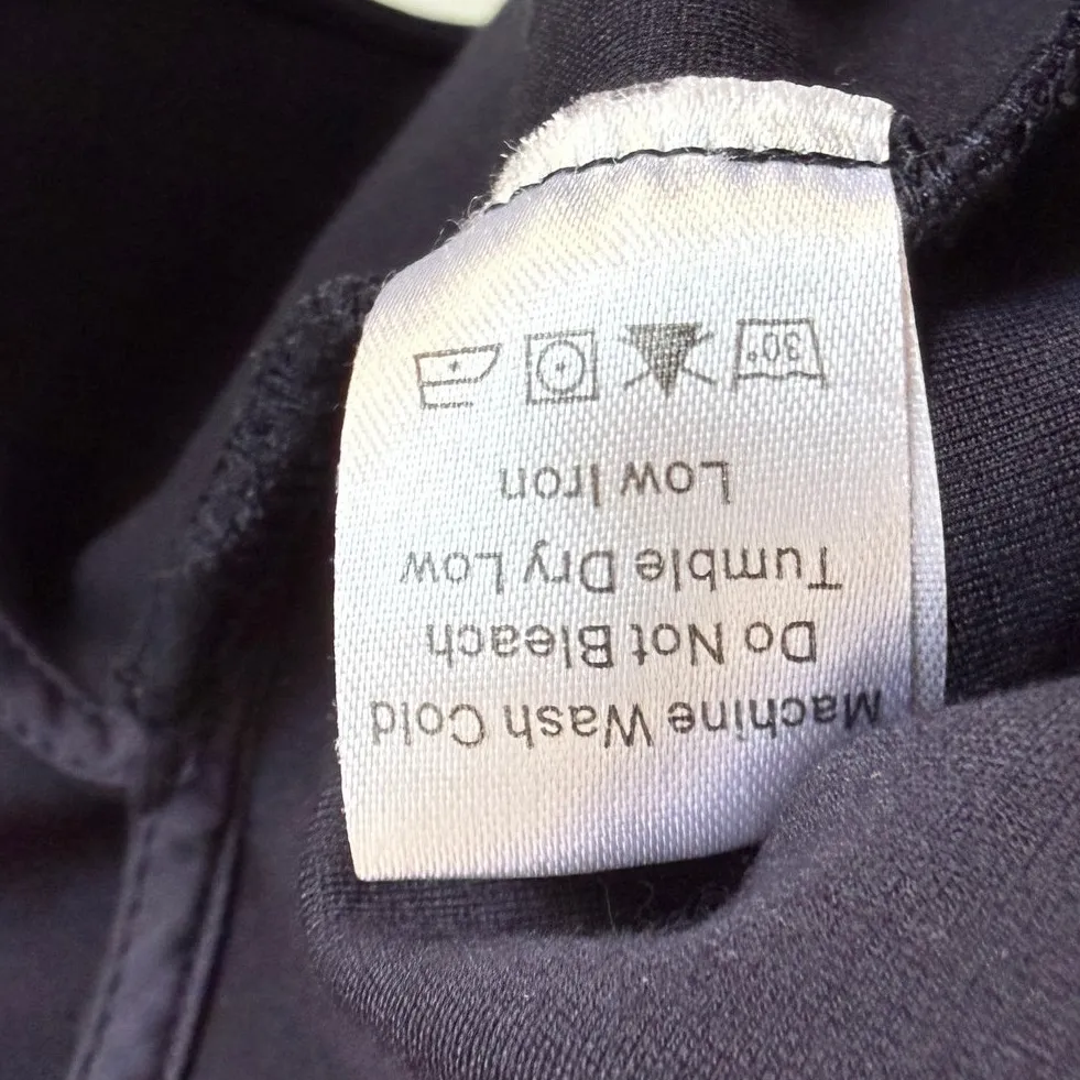 Tuckernuck Sz M Emerson Ponte Relaxed Fit Preppy Mini Dress Navy Blue - Image 11