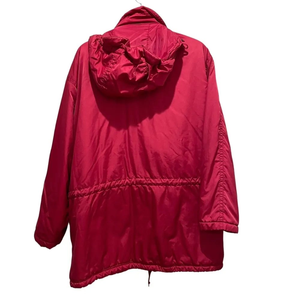 Eddie Bauer Vintage Thinsulate Jacket Coat Parka Red Women’s Size Large - Image 6