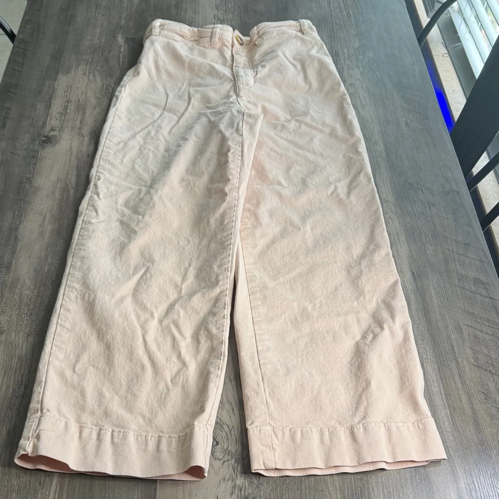 Marine Layer Light Peach Women's Straight Leg Jeans - Image 3