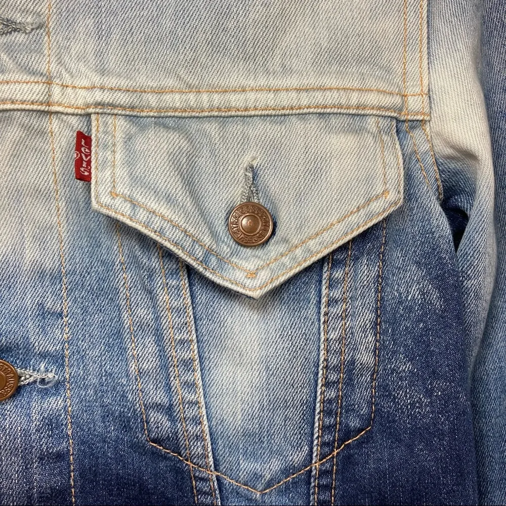 NWT Levi's Vintage 90’s Ombre Trucker Jacket 70500 04 Europe Model Size S - Image 9