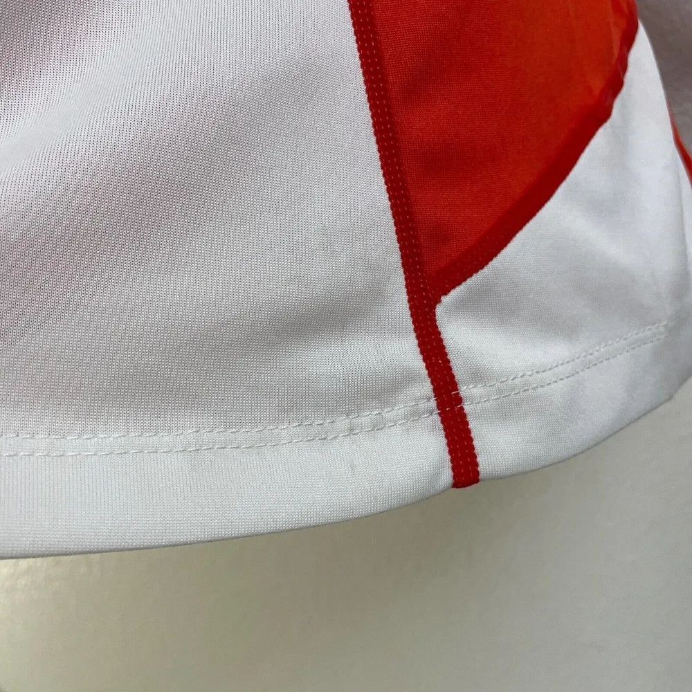 Prois Artemis Archery Shirt Small Womens Orange White Short Sleeve Pockets *Flaw - Image 15