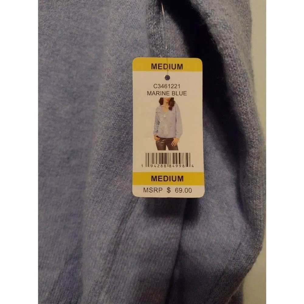 NWT Vince Camuto M Marine Blue Sweater - Image 3