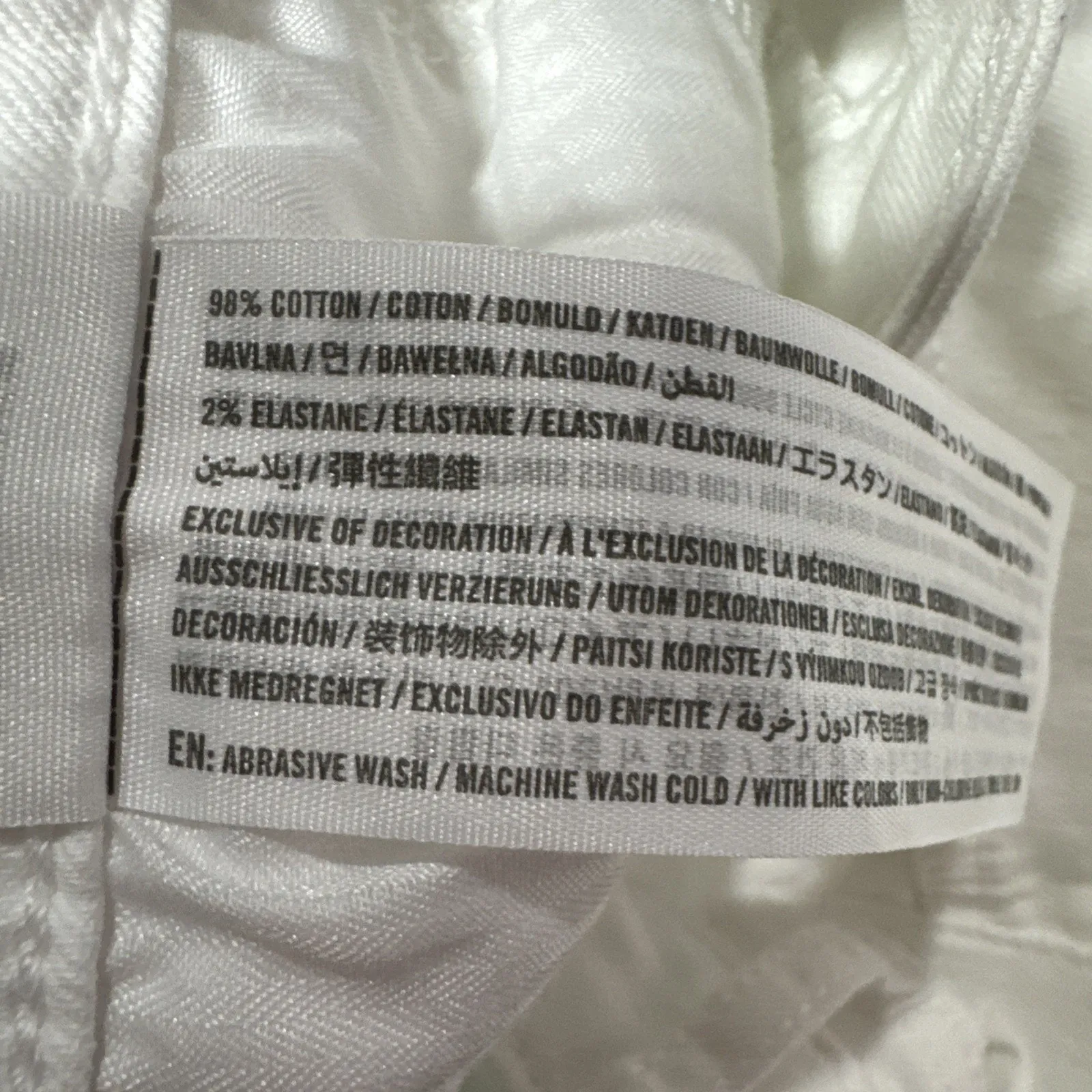 Hollister High Rise Super Skinny Jeans Womens Size 28 / 7L White Classic Stretch - Image 5