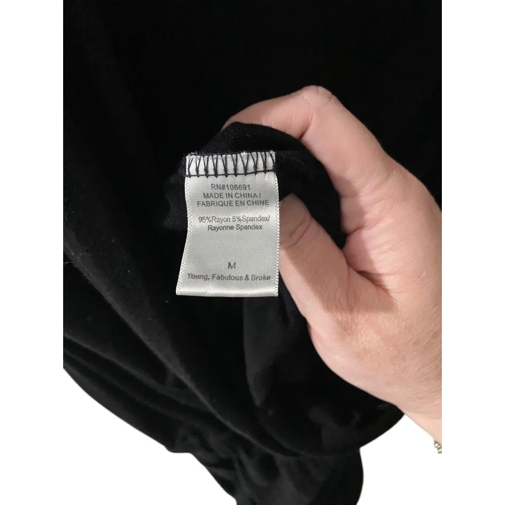 Young Fabulous & Broke Jumpsuit Black Size M - Image 4