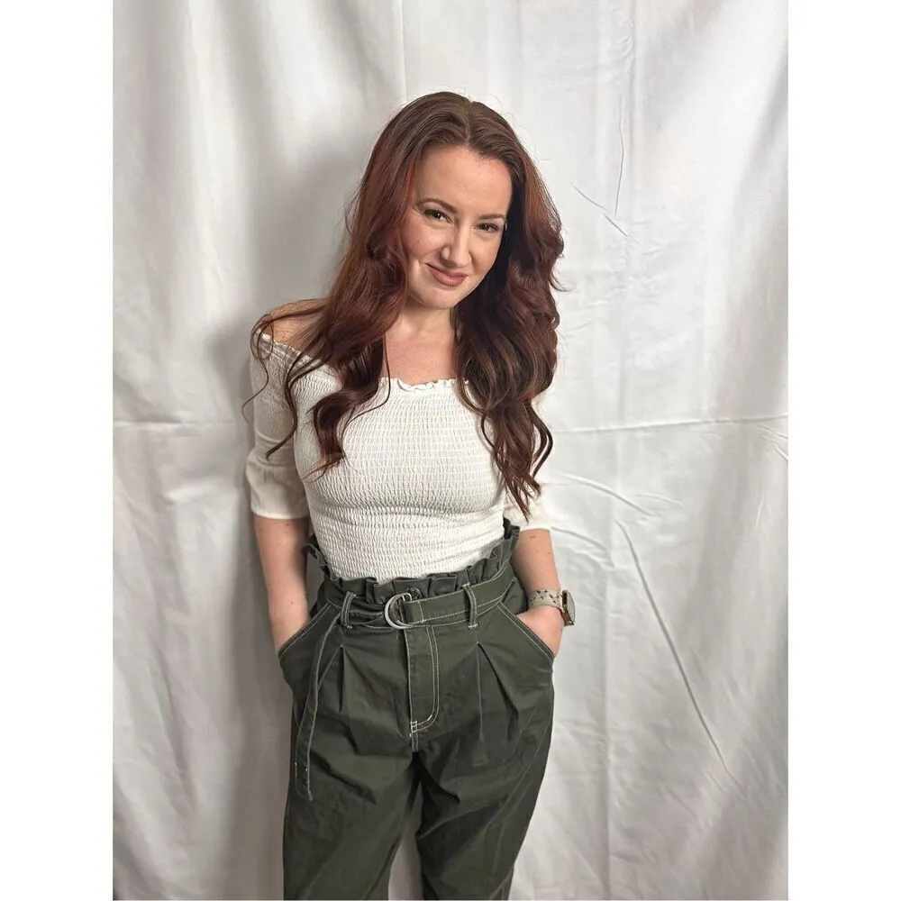 Wild Fable paper bag waist pants - Image 5