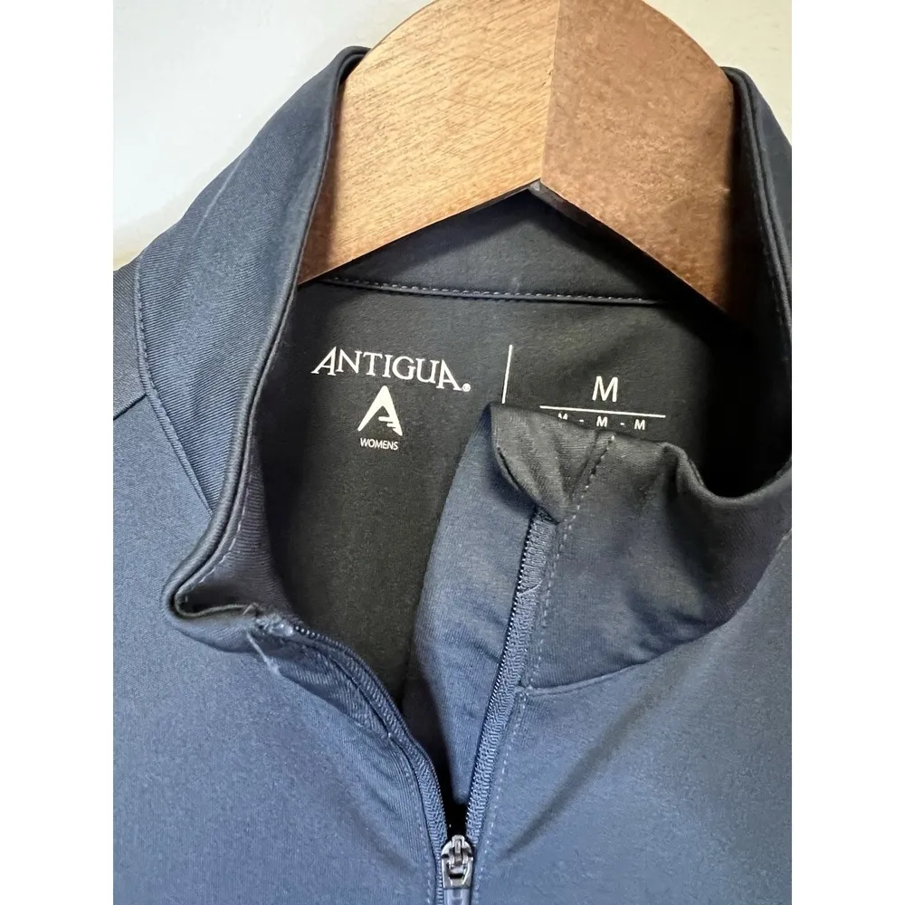 Antiqua Women's Half Zip Pullover Size M Dark Blue Tennessee Logo Golf - Image 3