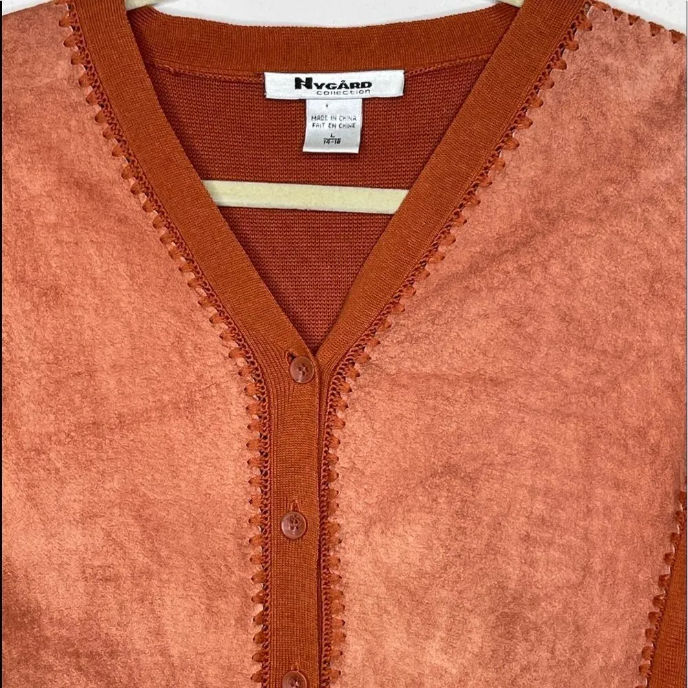 Nygard Collection Sweater With‎ Suede Leather - Image 7