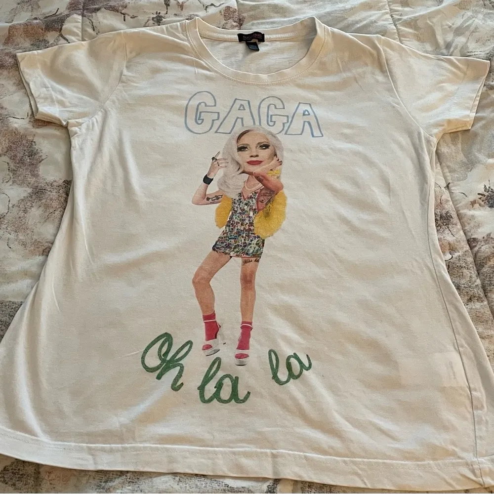 Sugarbird Limited Collection Gaga Oh La La RARE white cotton t - Image 8