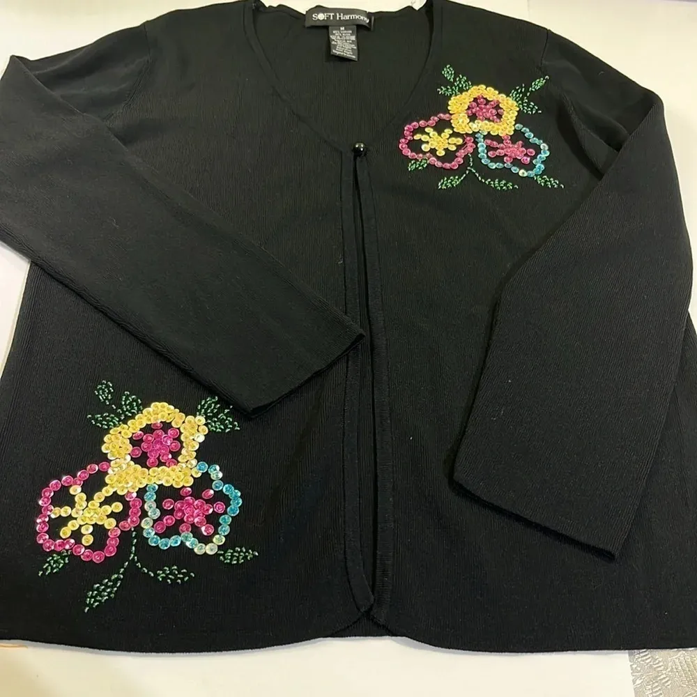 Soft Harmony women sweater M Black Size M - Image 11