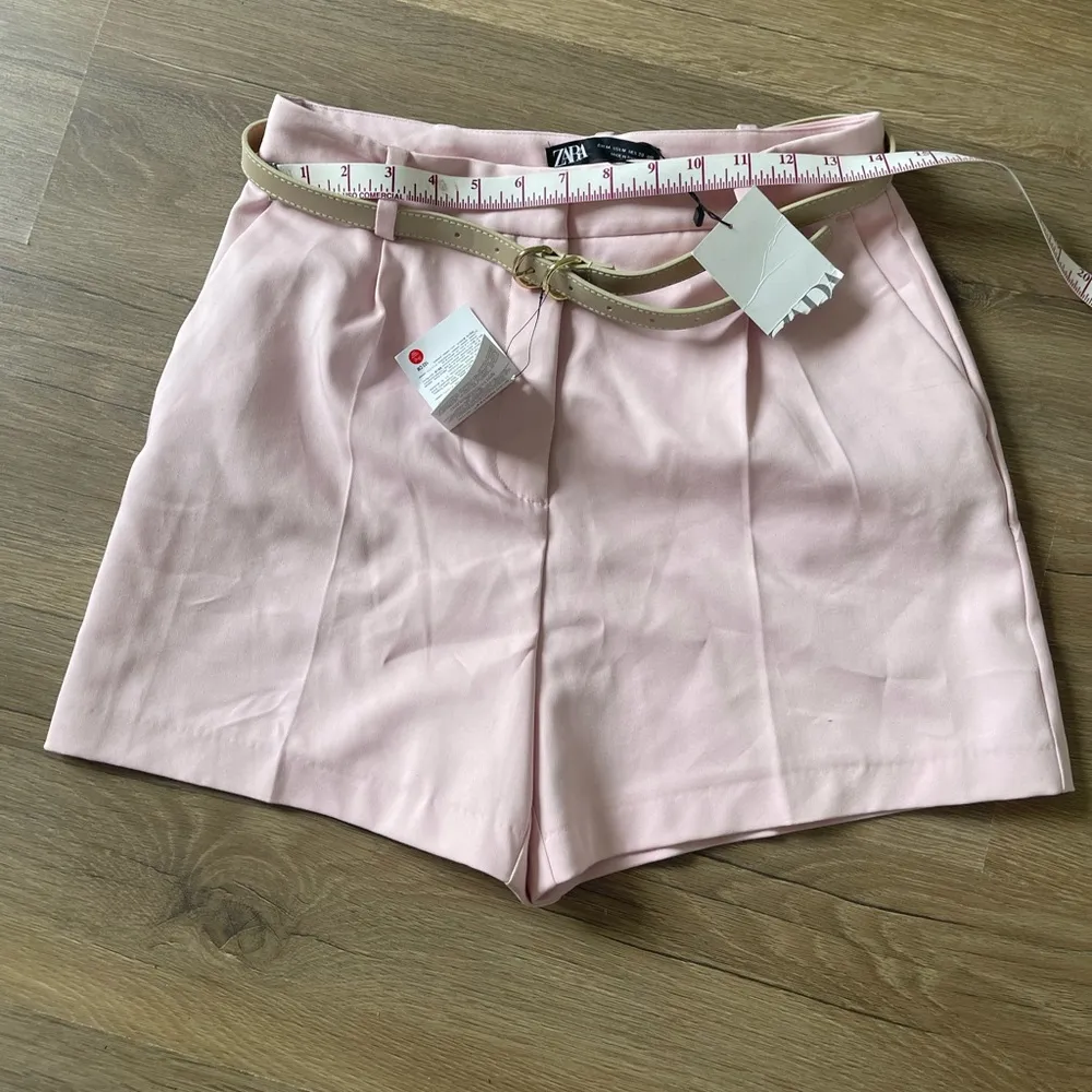 Zara | Belted shorts with darts | Pink | M - Image 6