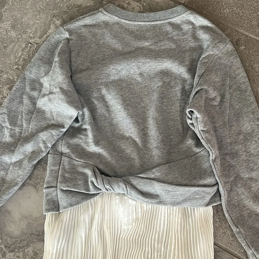 3.1 Phillip Lim Twist Detail Pleated Peplum Long-Sleeve Top, Size S Retail $375 - Image 11