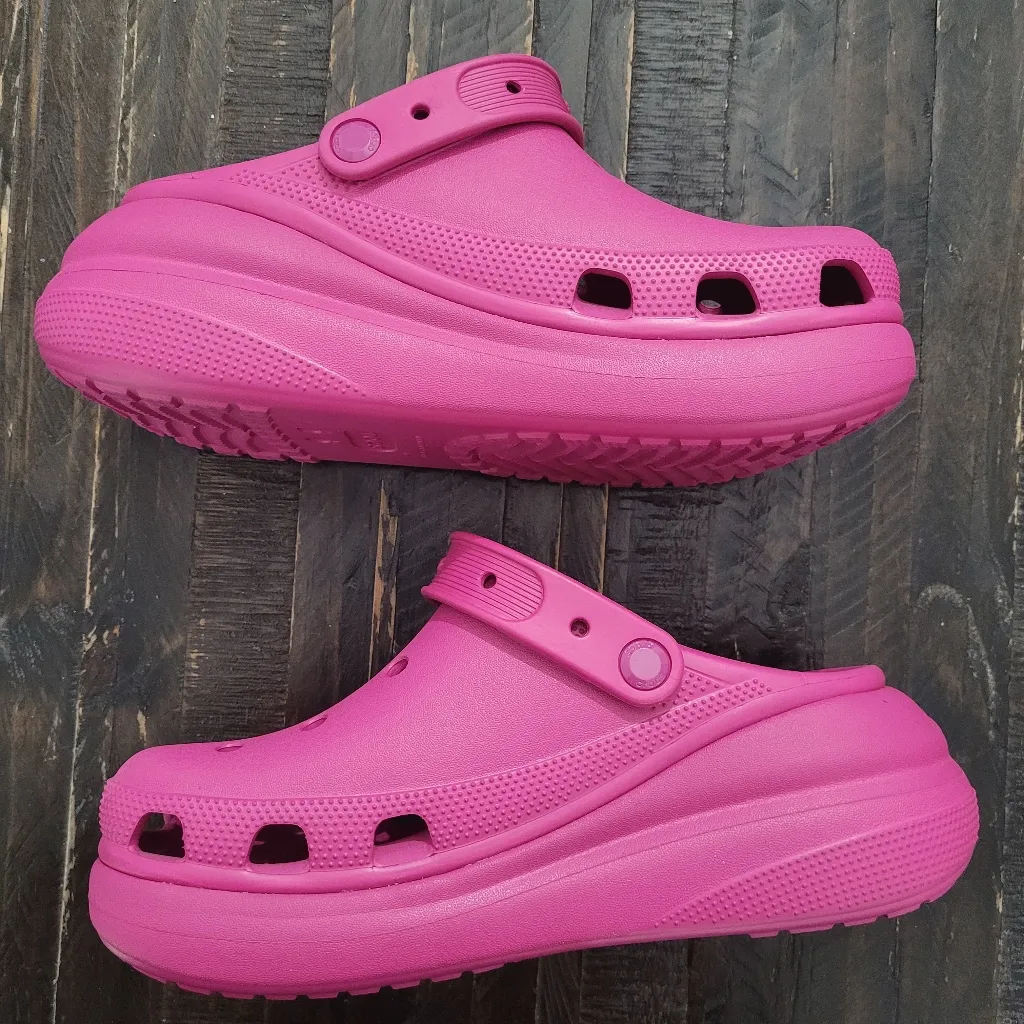 Crocs Classic Crush Clog Platform Iconic Comfort Women's Size 9 - Image 6