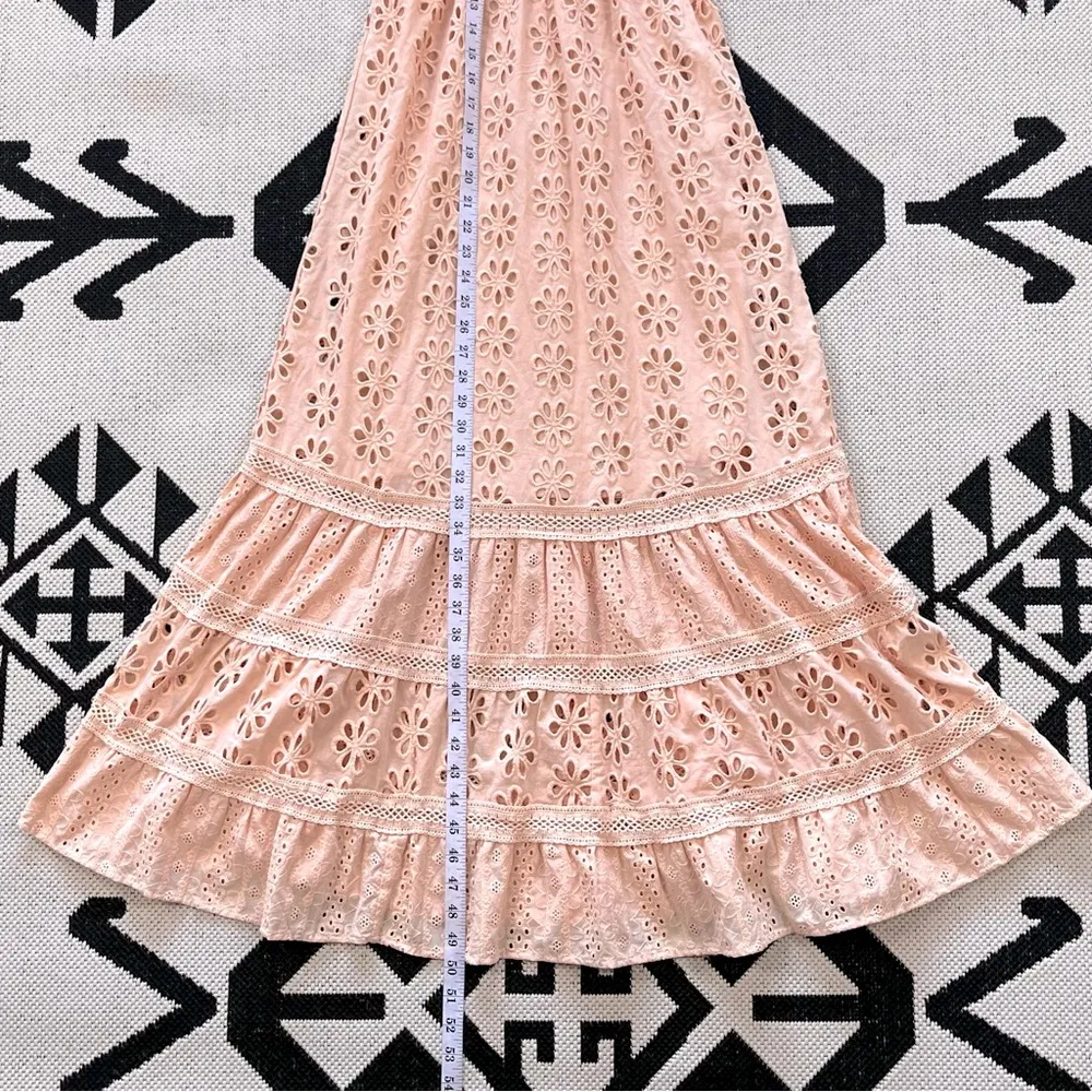 A Collective Story Eyelet Lace Maxi Dress XS - Image 5