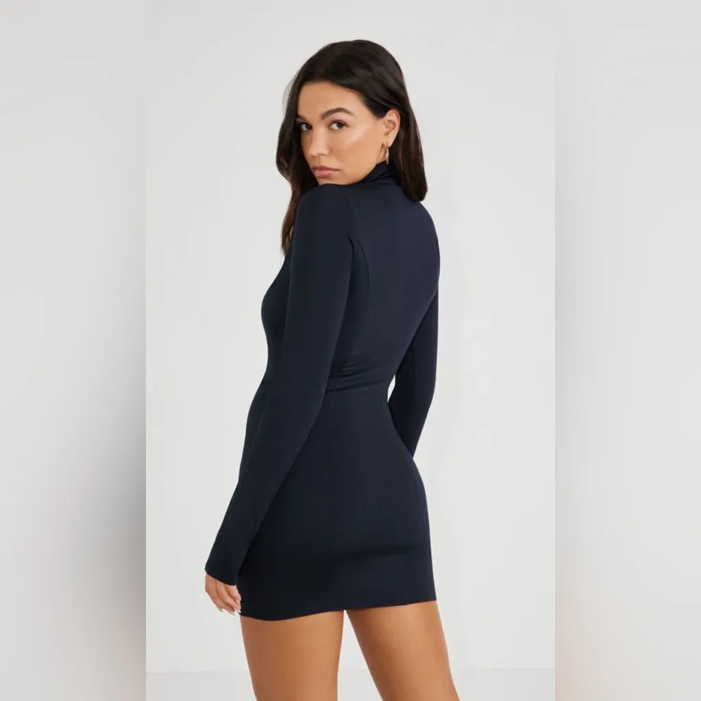 Garage Mock Neck Mini Dress - Image 3