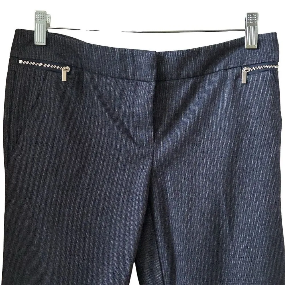 7th Avenue New York & Company Women's Dark Blue Dress Pants Size 4 Formal - Image 4