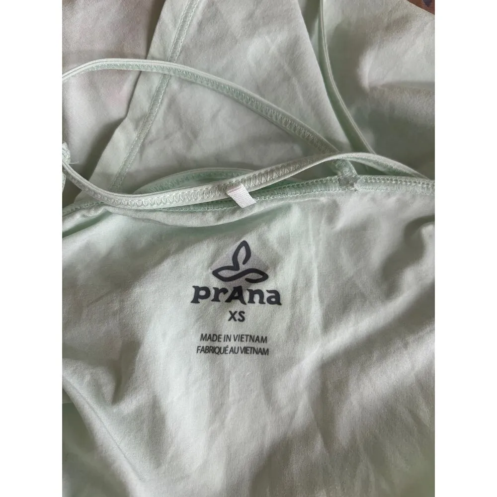Prana Top Womens XS Arctic Air Tank Cami Icy Green Sleeveless Yoga Active - Image 7