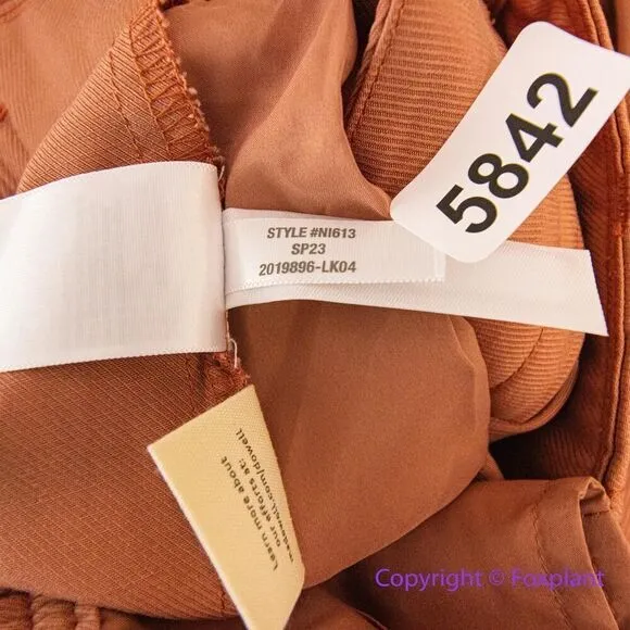 NEW‎ Madewell The Neale Straight-Leg Pant in Drapeweave, drie rose, size 6 - Image 14