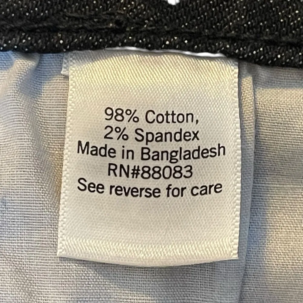 SO Jeans Womens 7 28W Black Stretch High Rise Straight Leg Distressed Raw Hem - Image 8