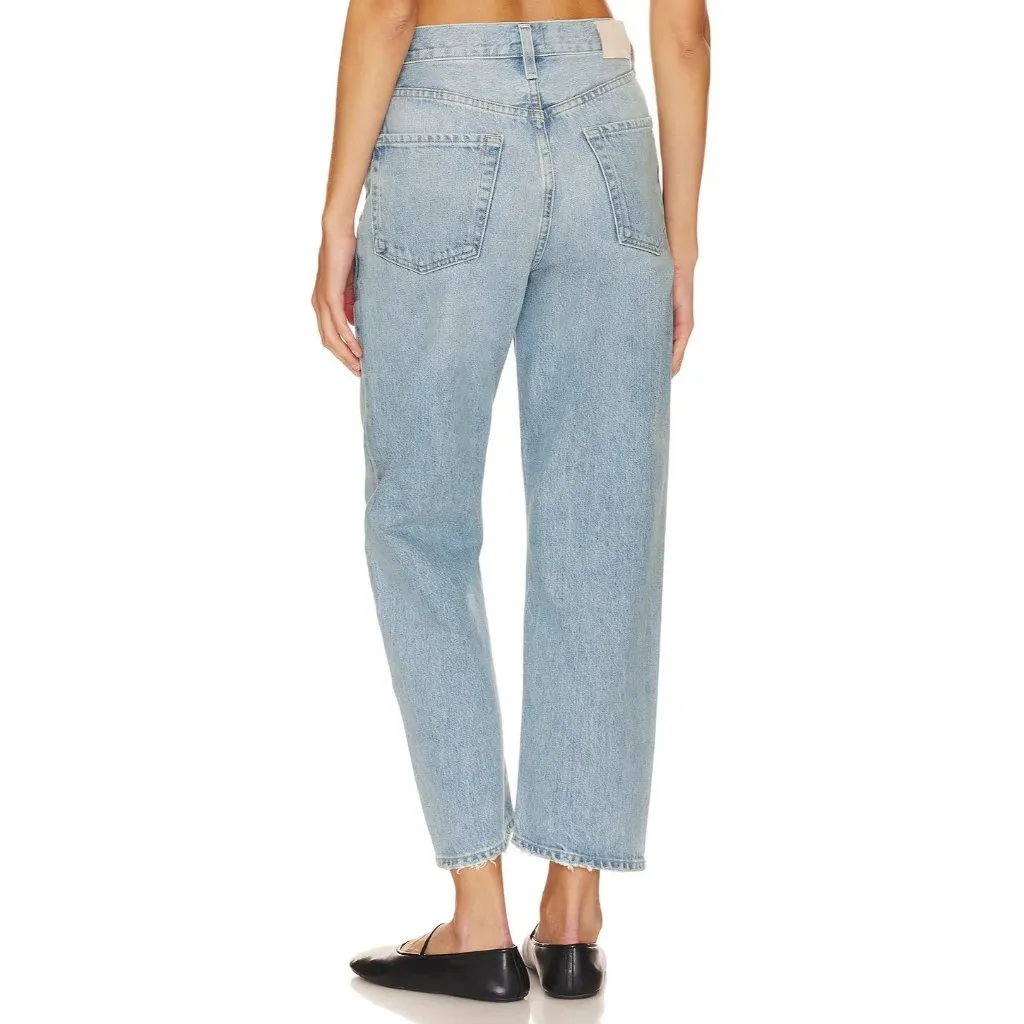 NWT Citizens Of Humanity Dahlia Bow Leg Baby Roll in Ribbon Rigid Jeans 27 - Image 10