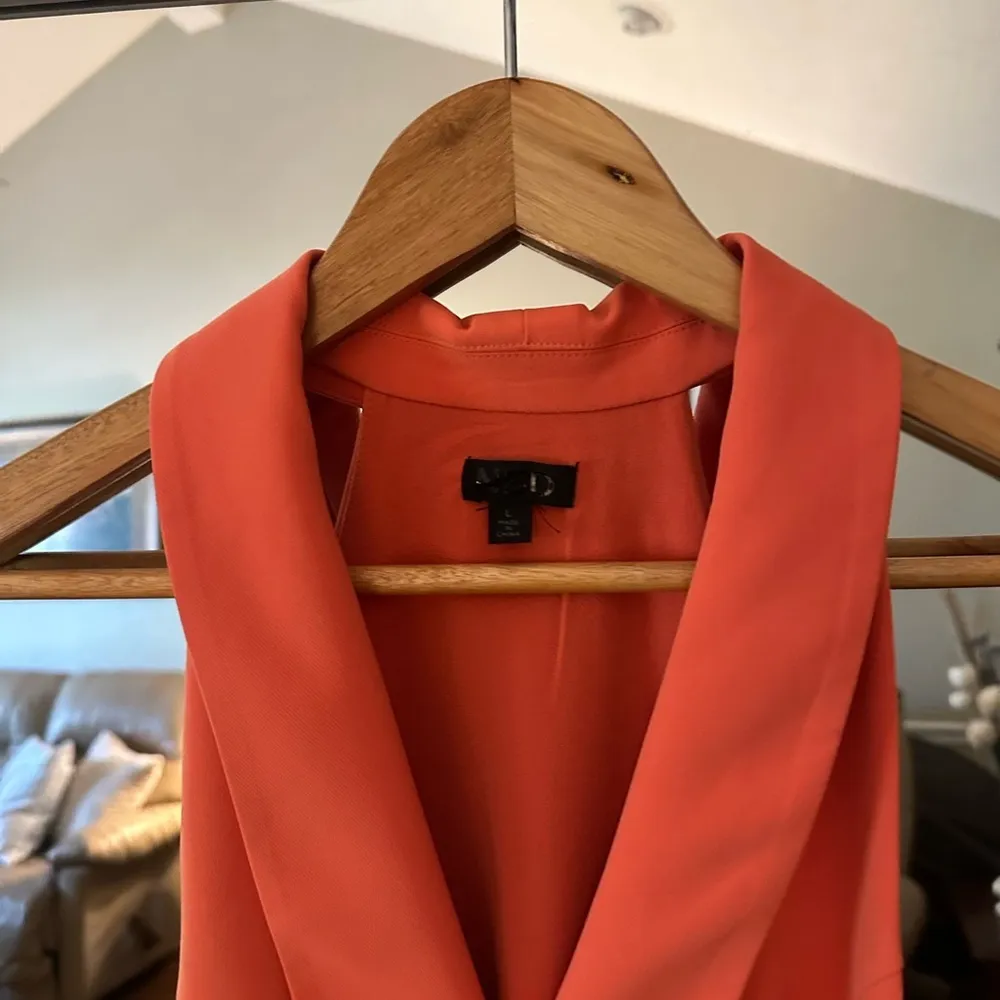 NBD/Revolve Omri Mini Dress in Poppy Orange Elegant Orange Sleeveless Size Large - Image 4