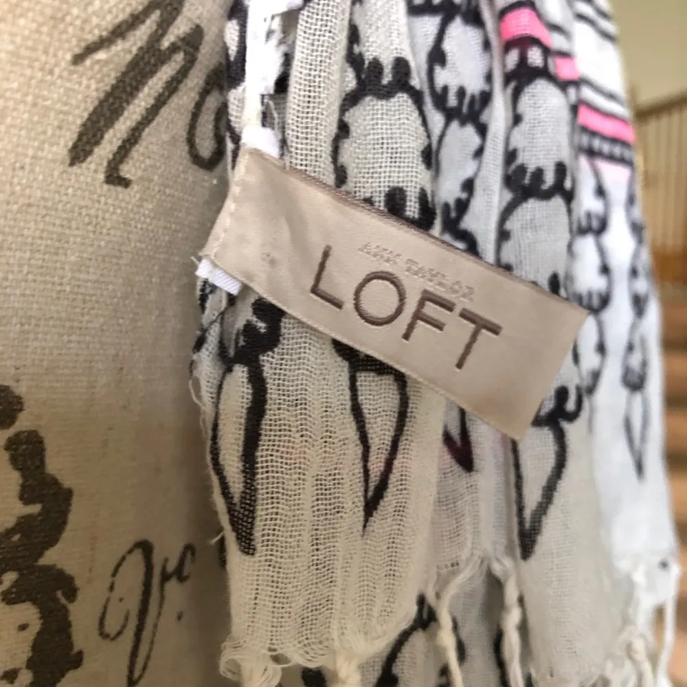 Ann Taylor Loft Animal Print Tree Scarf - Image 6