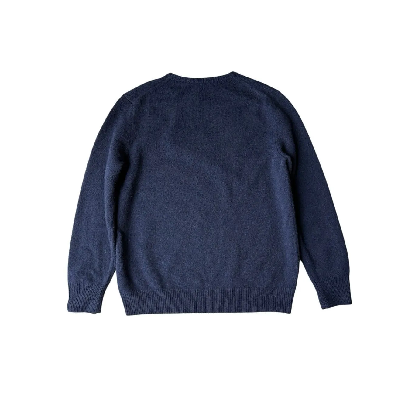 THE ROW Enid Wool And Cashmere Sweater In Navy Blue Size XS - Image 6