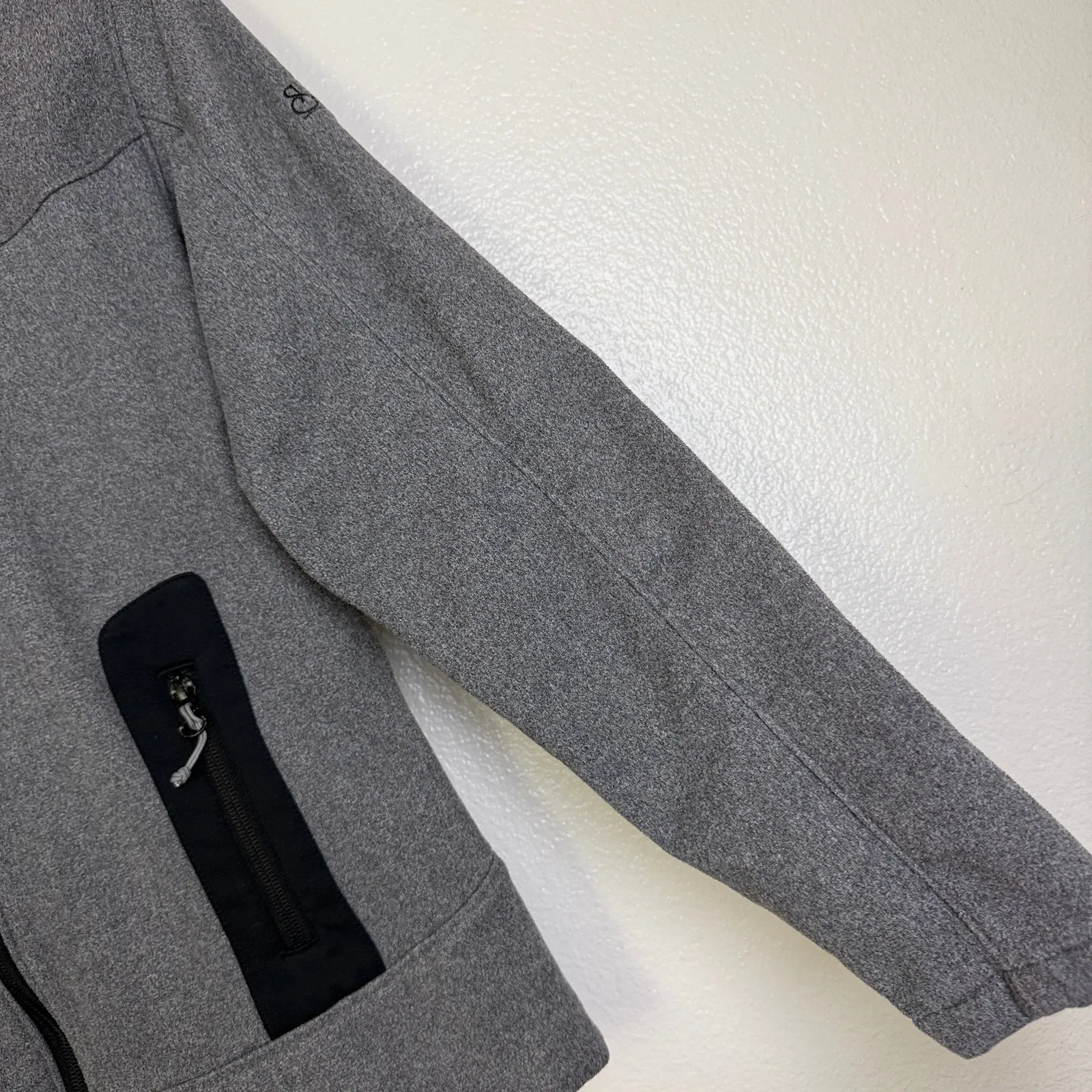 Peter Millar Warmth Jacket Womens Medium Gray Full Zip Fleece Golf Sanctuary - Image 6