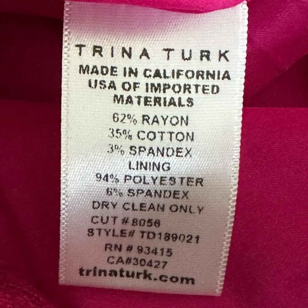 Trina Turk Cheers Floral Bell Sleeve Dress sz 10 - Image 10