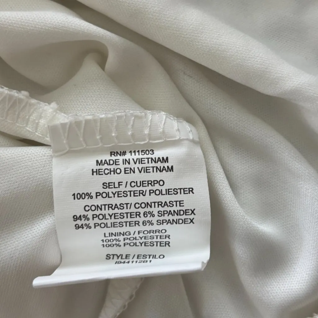 As U Wish Fully Lined All Over Lace Dress Cream (Close to White) Size Small NWT - Image 5