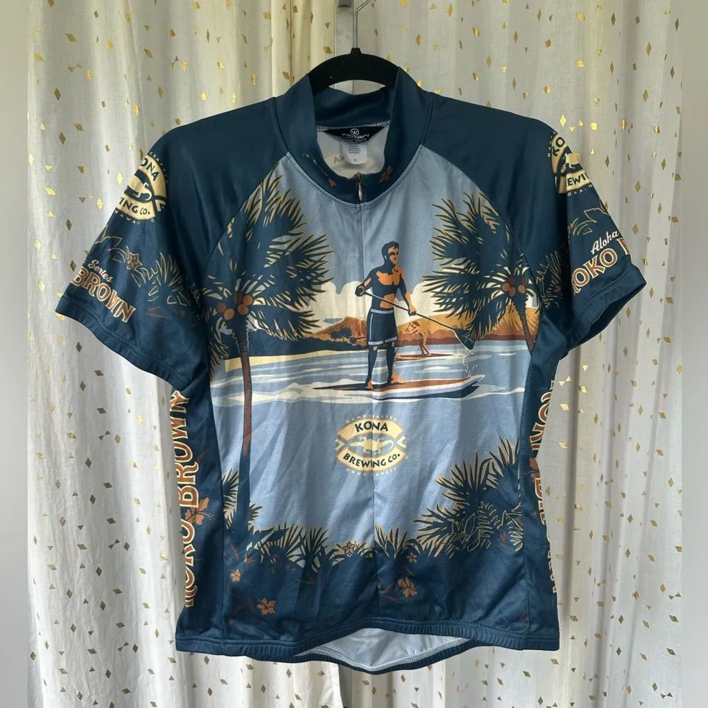 Canari Women’s Aloha Series Road Cycling 3/4 Zip Up Pullover Shirt Activewear XL - Image 6