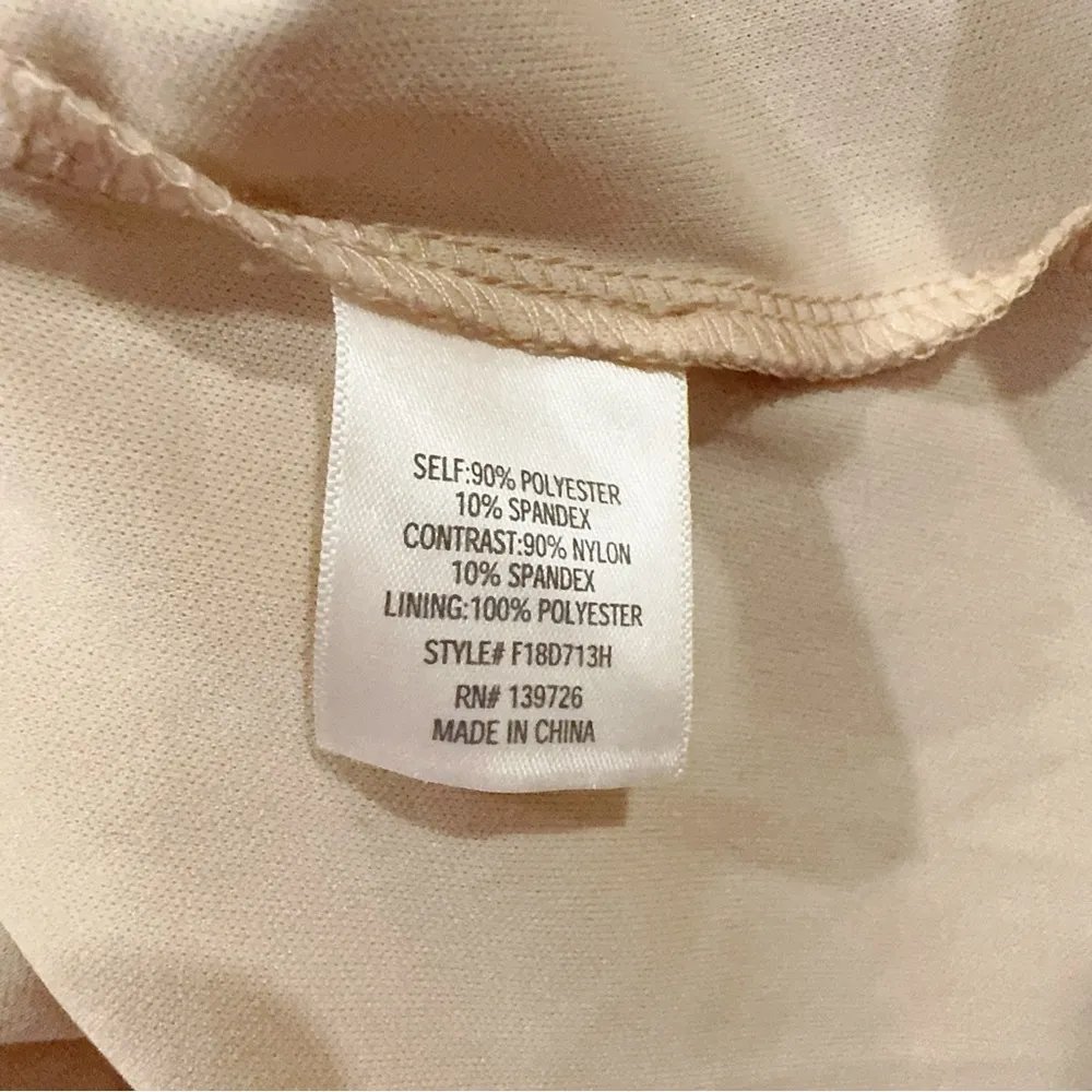 francesca's Kenna Lace Long Sleeve Tiered Mini Dress Size XS NWT - Image 5