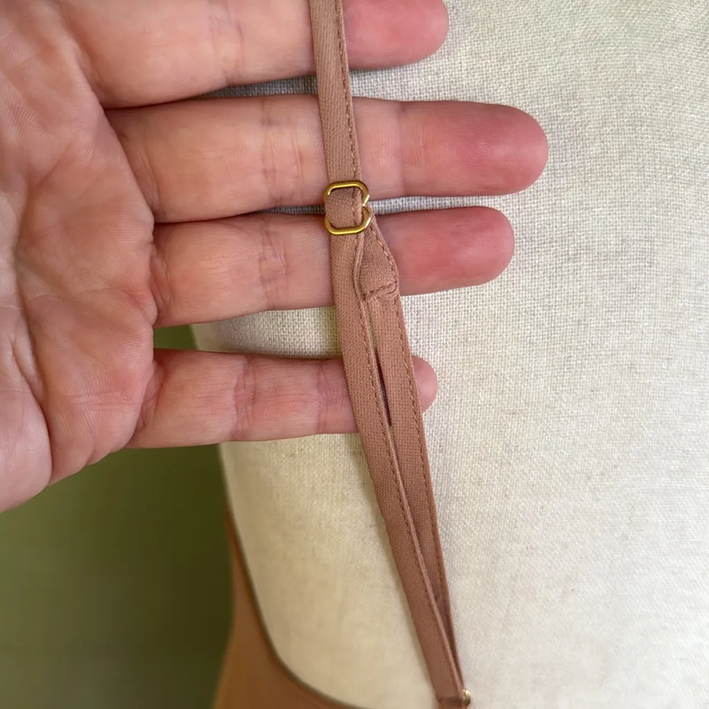 Rumored “Under Slip” Mini Dress Tan Size XS - Image 6