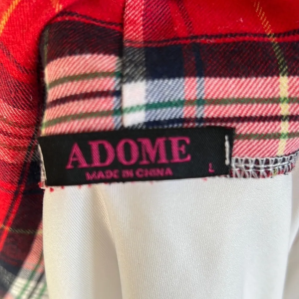 Sexy School Girl Crop Top White Size L - Image 5