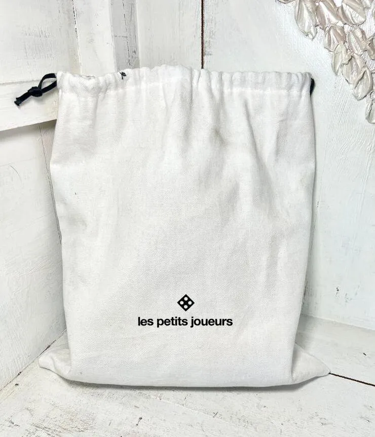 Les Petits Joueurs Mini Alex Bunny Leather Top Handle Bag balck / White / Yellow Black - Image 9