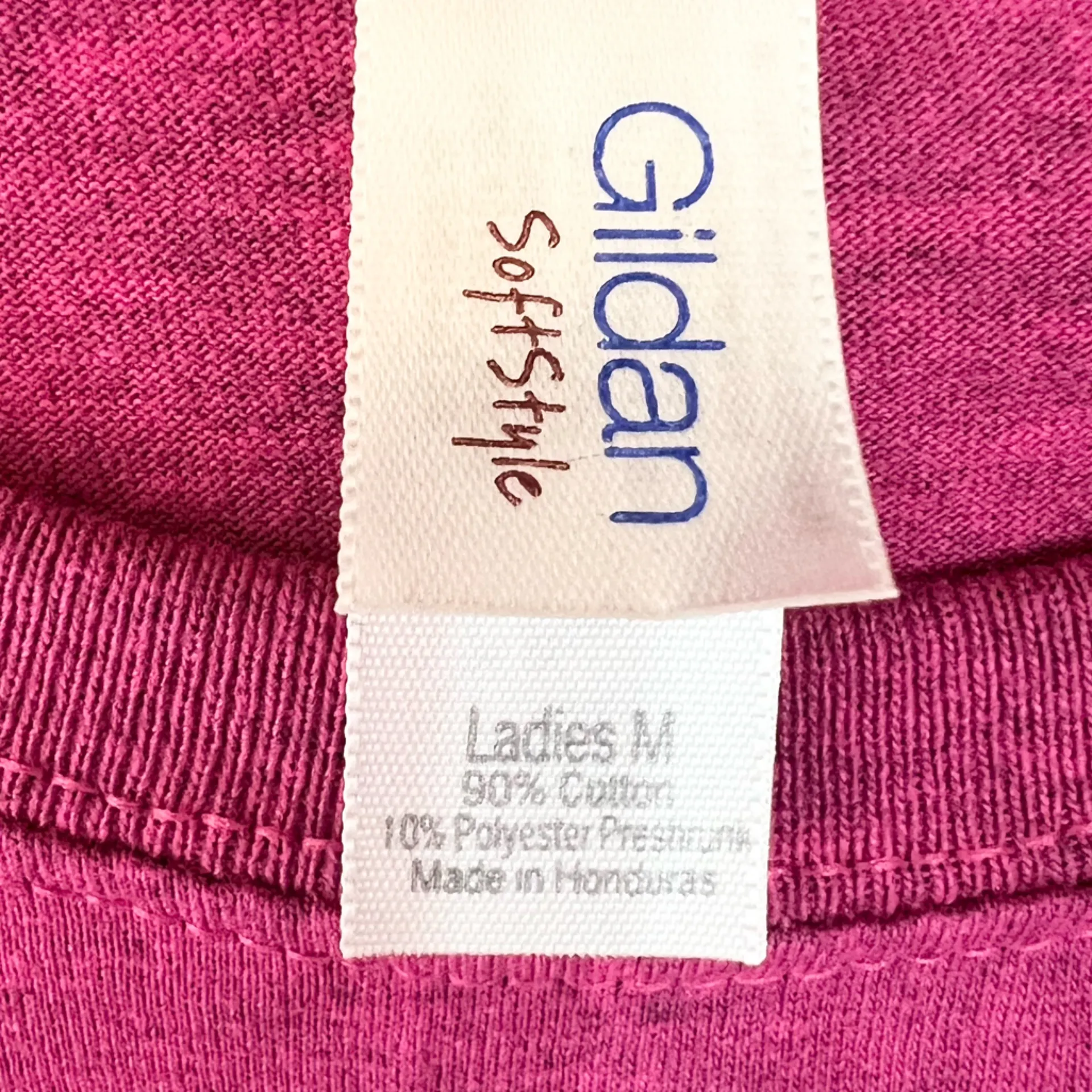 Pink & Black Trippy Art Graphic Women's T-Shirt Size Medium Psychedelic Eyeball - Image 5