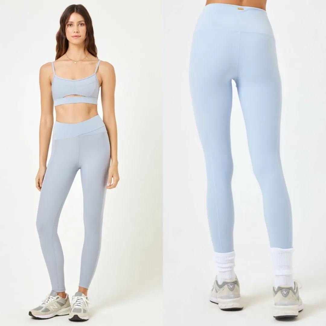 L*Space in Haze Mercer‎ Leggings 25" Sz Small Hailey Bieber Sporty Gym Yoga - Image 3