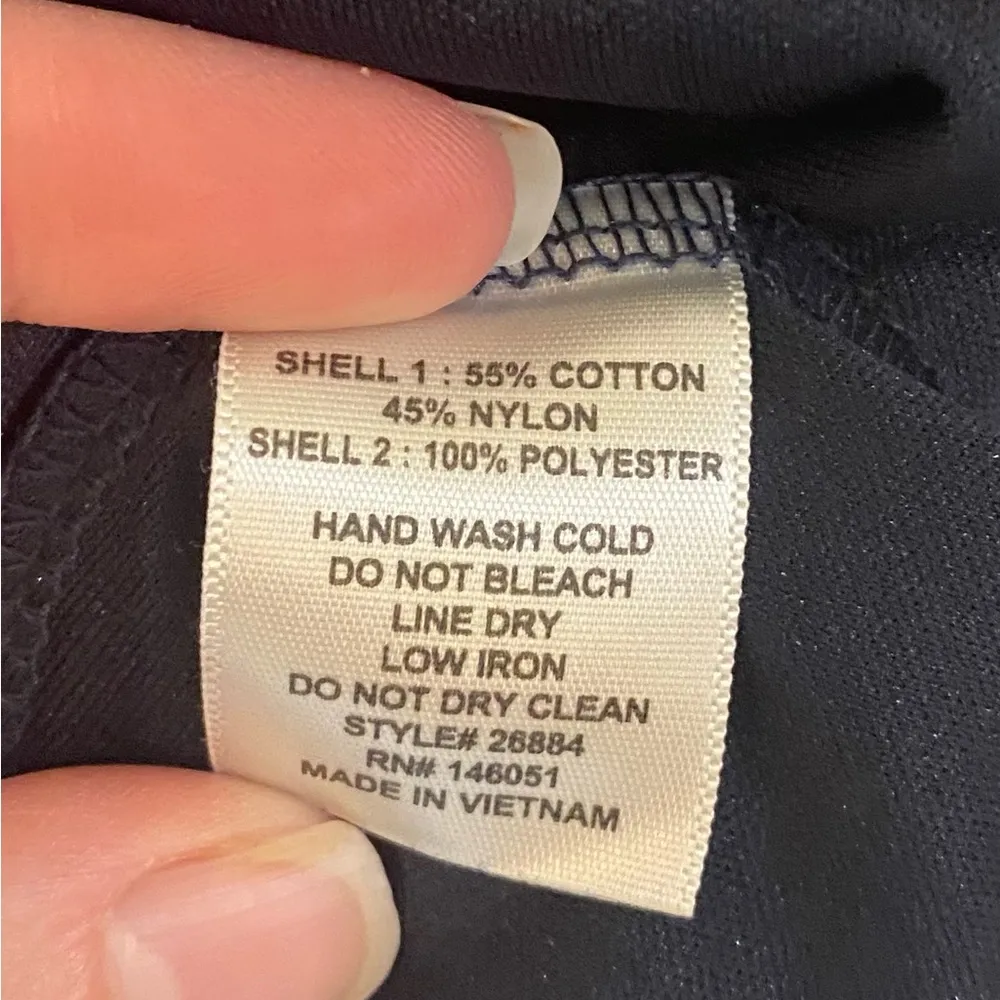 Monteau Navy Lace Top - Image 3