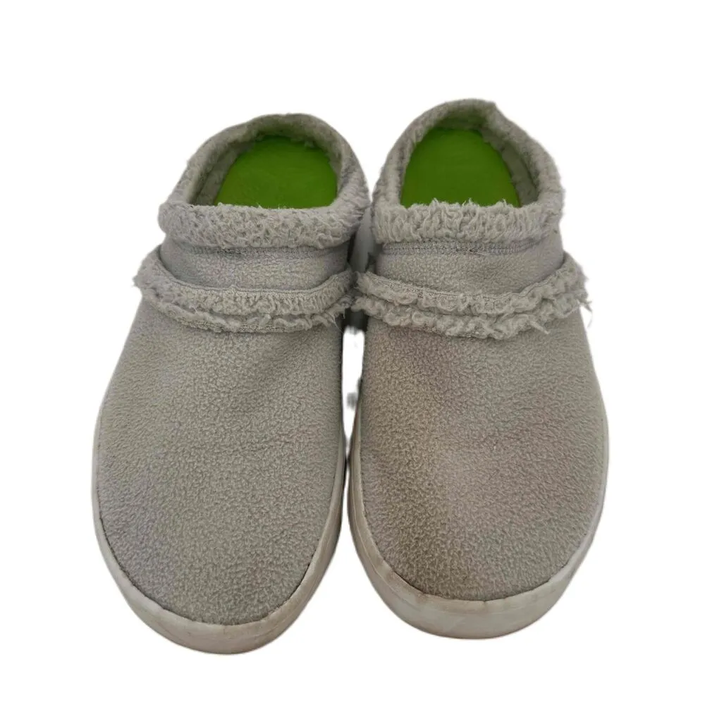 Oofos Light Gray Women's Oocoozie Slip - Image 3