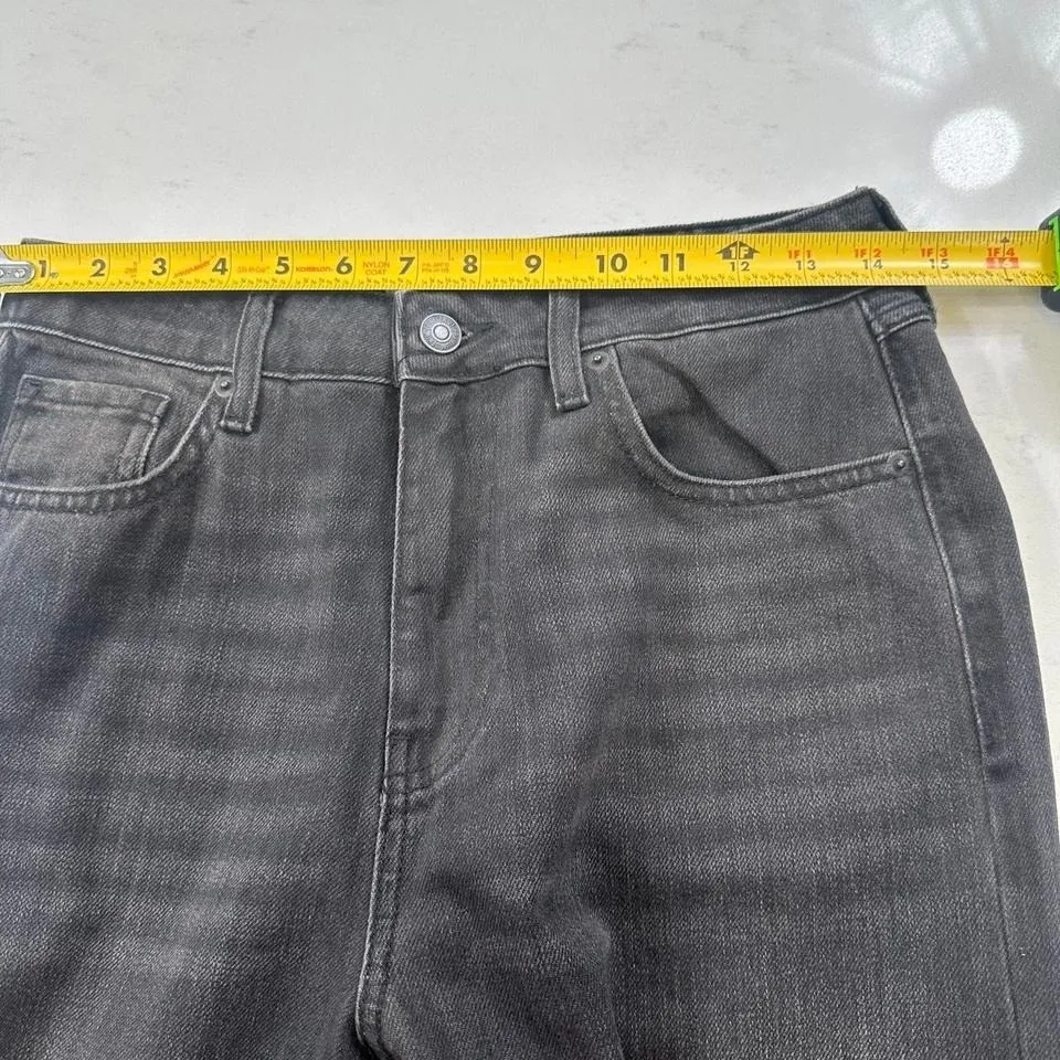 NWT Forever 21 90s Jeans Womens 27 Black Pinch Waist Loose Fit Relaxed Leg Denim - Image 5
