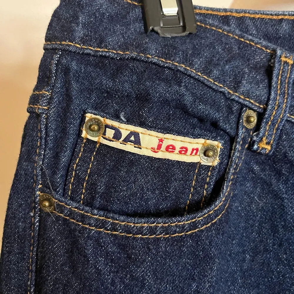 Vintage Y2K OA Jeans Dark Wash Bootcut – Made in Mexico size 7 Blue - Image 5