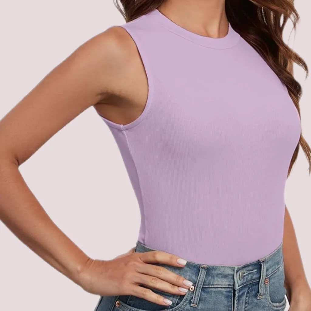 NWOT‎ Light purple ribbed tank - Image 2