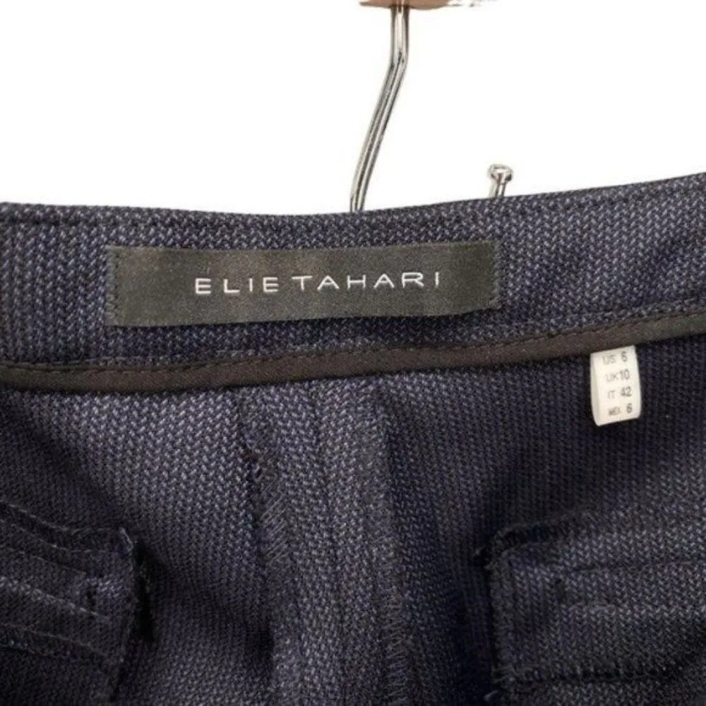 Elie Tahari Women’s Wool Blend Straight Leg Dress Pants - Image 7