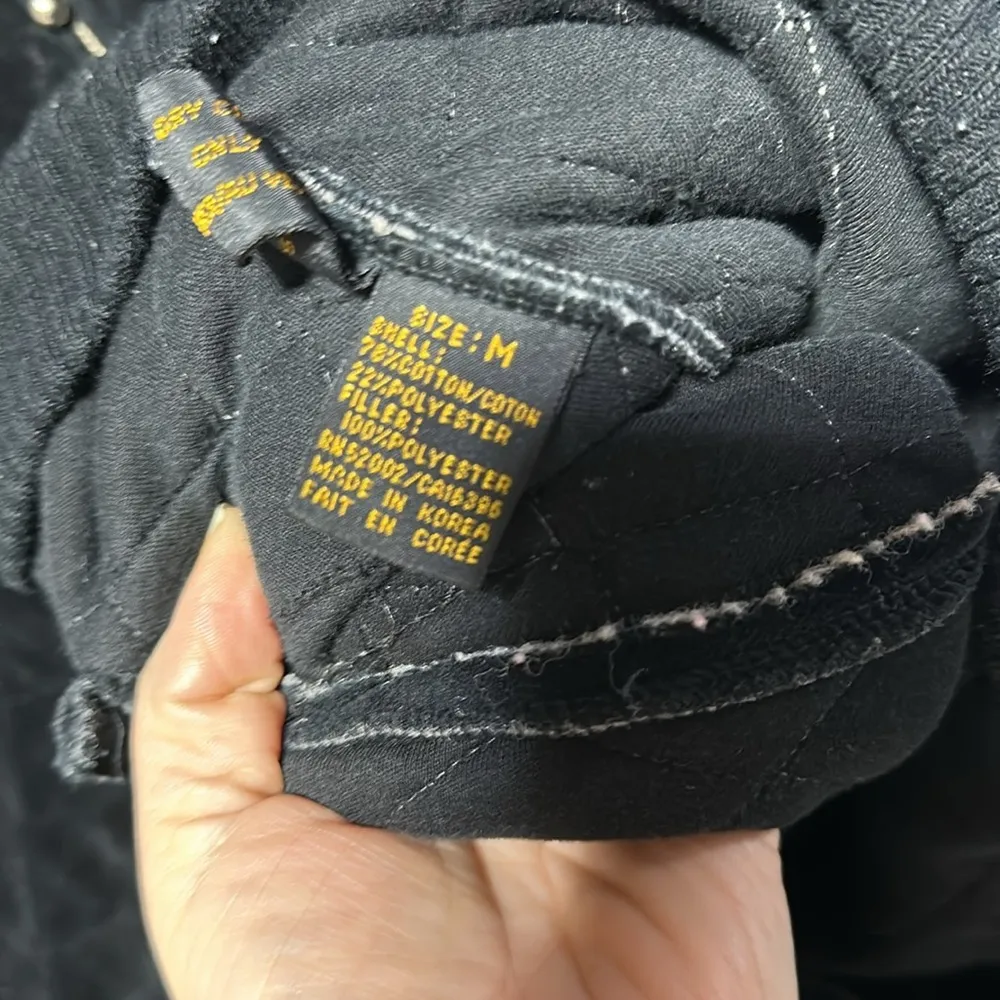 Vintage 90’s Liz Claiborne Puffy Oversized Velvet Jacket Medium - Image 7