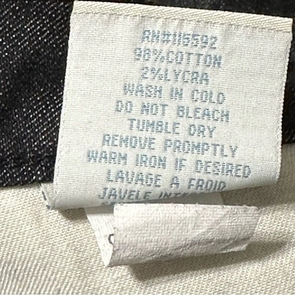 Robin's Jeans Women’s Size 28 Black Marilyn Wings Trim Low Rise Skinny Jeans - Image 8