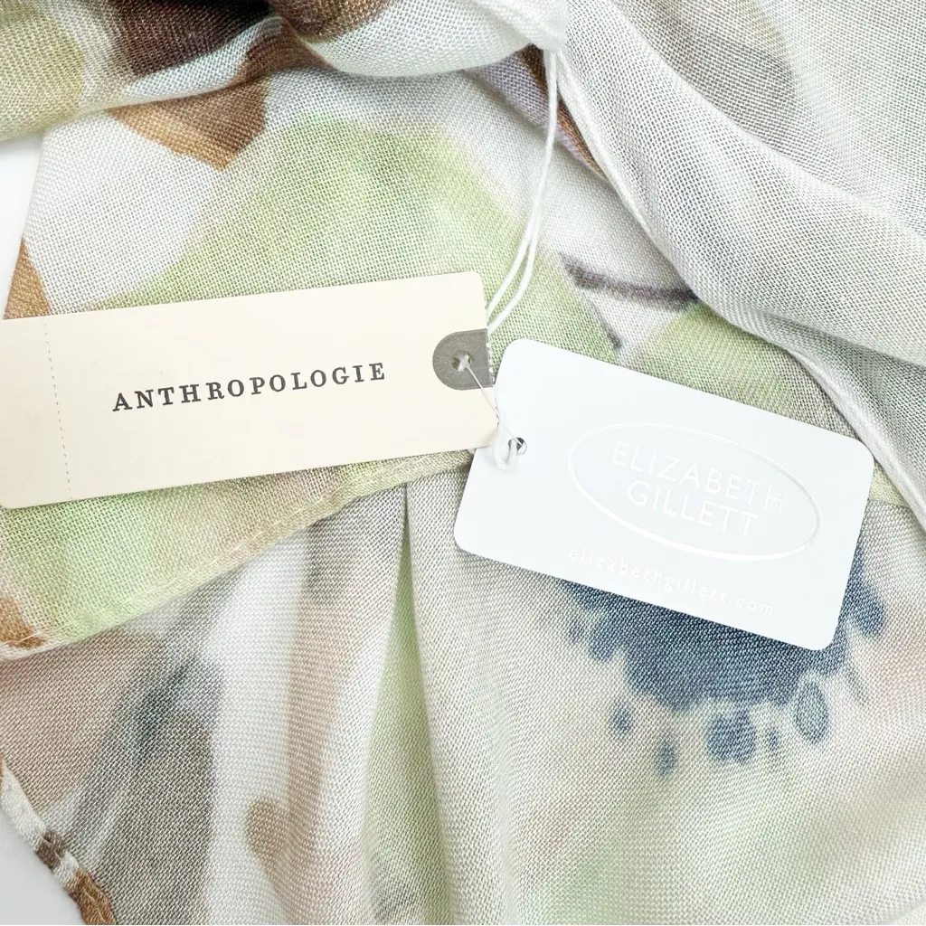 Elizabeth Gillett X Anthropologie Hepatica Kimono Floral Open Front Topper - Image 12