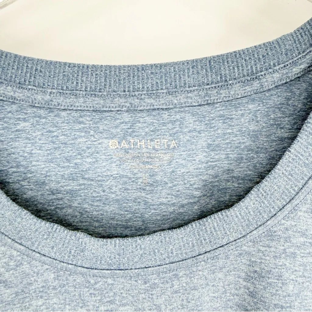 Athleta Uptempo Short Sleeve Top L Blue - Image 5