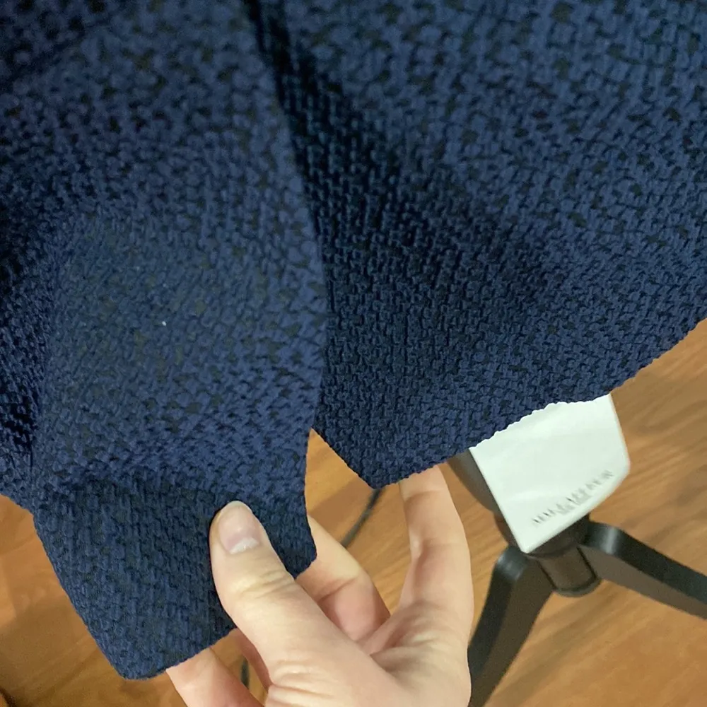 MM. Lafleur the Susanna navy sheath dress in Italian pebble jacquard size 2 - Image 14